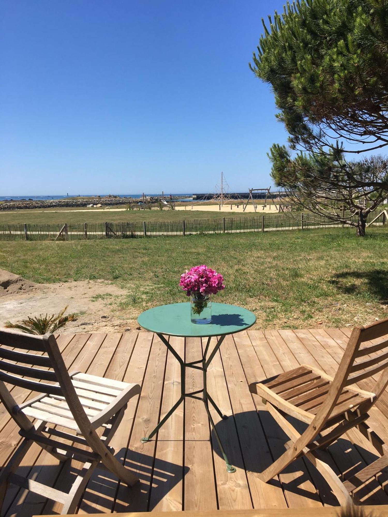 Appart-Studios Vue Mer Panoramique St Guenole Cote Mer Penmarcʼh Zimmer foto