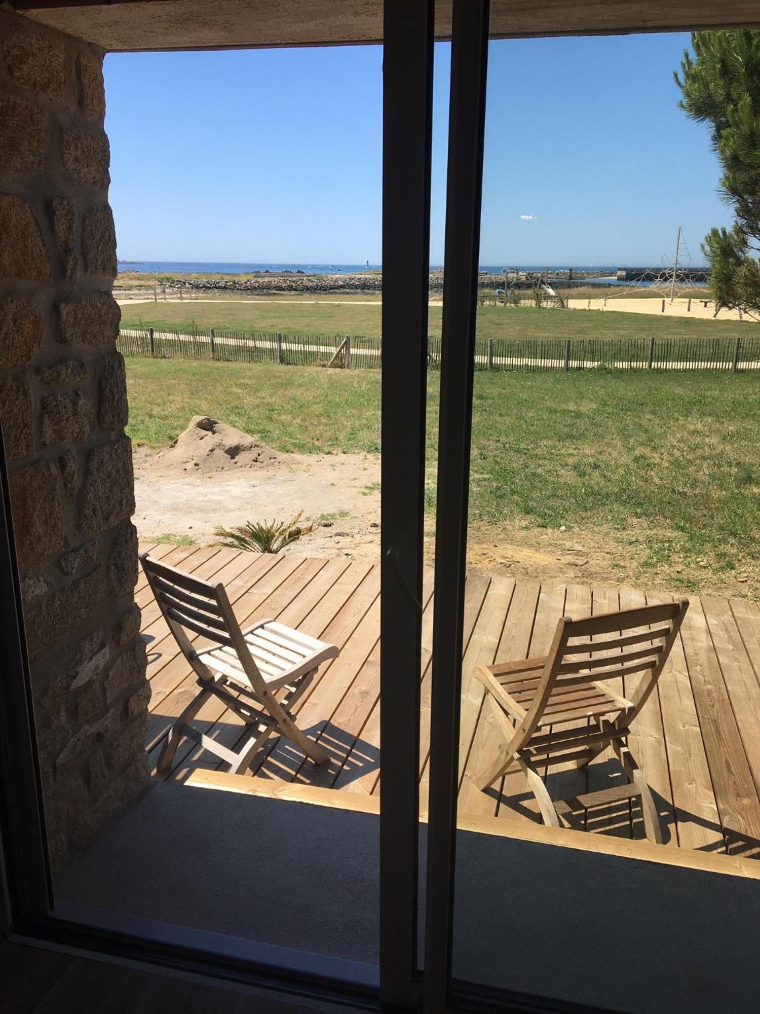 Appart-Studios Vue Mer Panoramique St Guenole Cote Mer Penmarcʼh Exterior foto